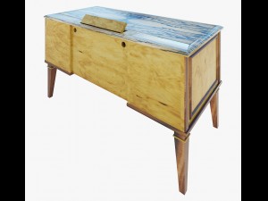 furniture classic writing table 3D Model