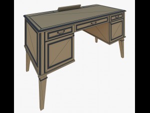furniture classic writing table 3D Model