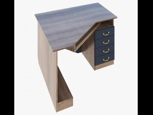 furniture computer table 3D Model