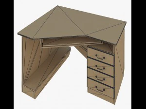 furniture computer table 3D Model