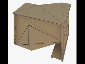furniture computer table 3D Model