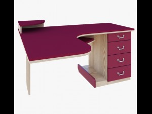 computer table 3D Model
