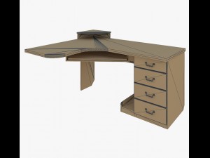 computer table 3D Model