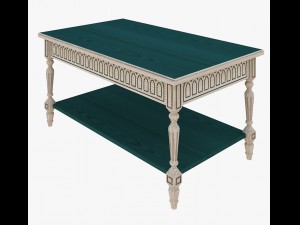 furniture gotic coffee table Model 3D