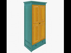 wardrobe by gotic style 3D 모델