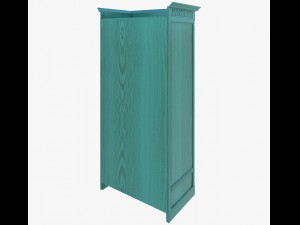 wardrobe by gotic style Model 3D
