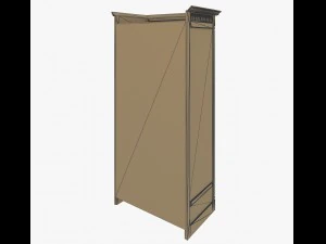 wardrobe by gotic style 3D Model