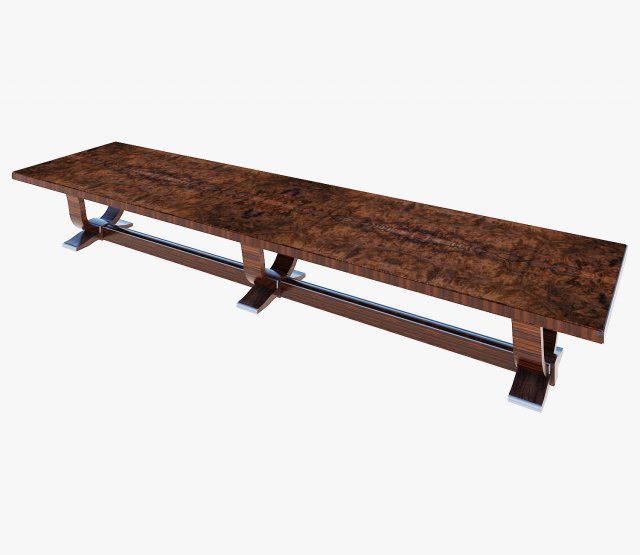 furniture antiquarian dining table 3D Model .c4d .max .obj .3ds .fbx .stl .blend 