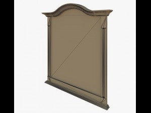 furniture arch mrror 3D 模型