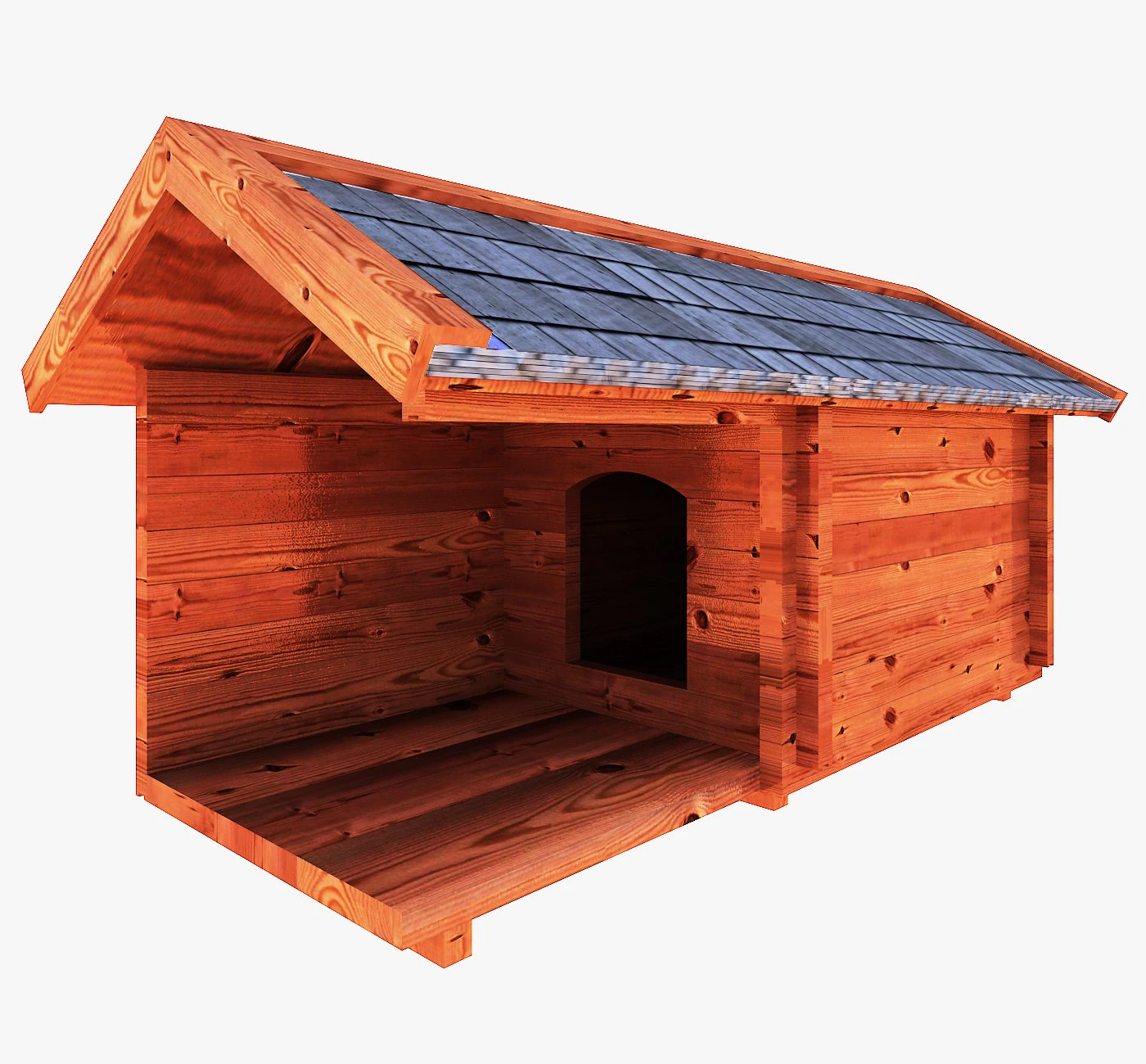 dog house 3D Model .c4d .max .obj .3ds .fbx .stl .blend 