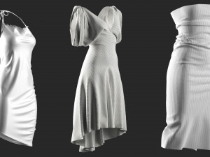 22 Womens Clothes Pack - VOL 4 - Marvelous - CLO Project file 3D Model