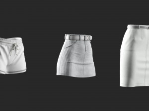 22 Womens Clothes Pack - VOL 4 - Marvelous - CLO Project file 3D Model
