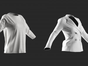 22 Womens Clothes Pack - VOL 4 - Marvelous - CLO Project file 3D Model