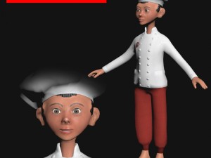 cook assistant 3D Модель