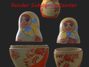 russiandoll Modèle 3D