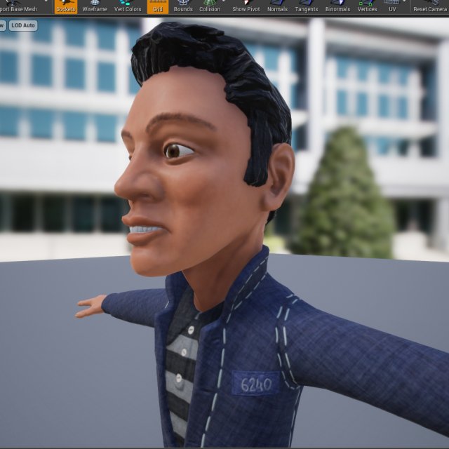 elvisjailhouse 3D Модель .c4d .max .obj .3ds .fbx .stl .blend 