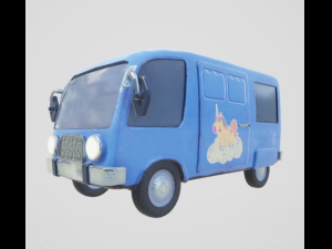 mini bus 3D Model