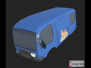 mini bus 3D Model