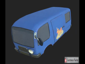 mini bus 3D Model
