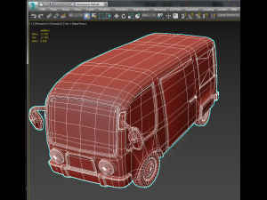 mini bus 3D Model