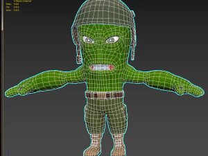 soldiercactus 3D Model