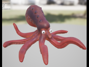 octopus01 3D 모델