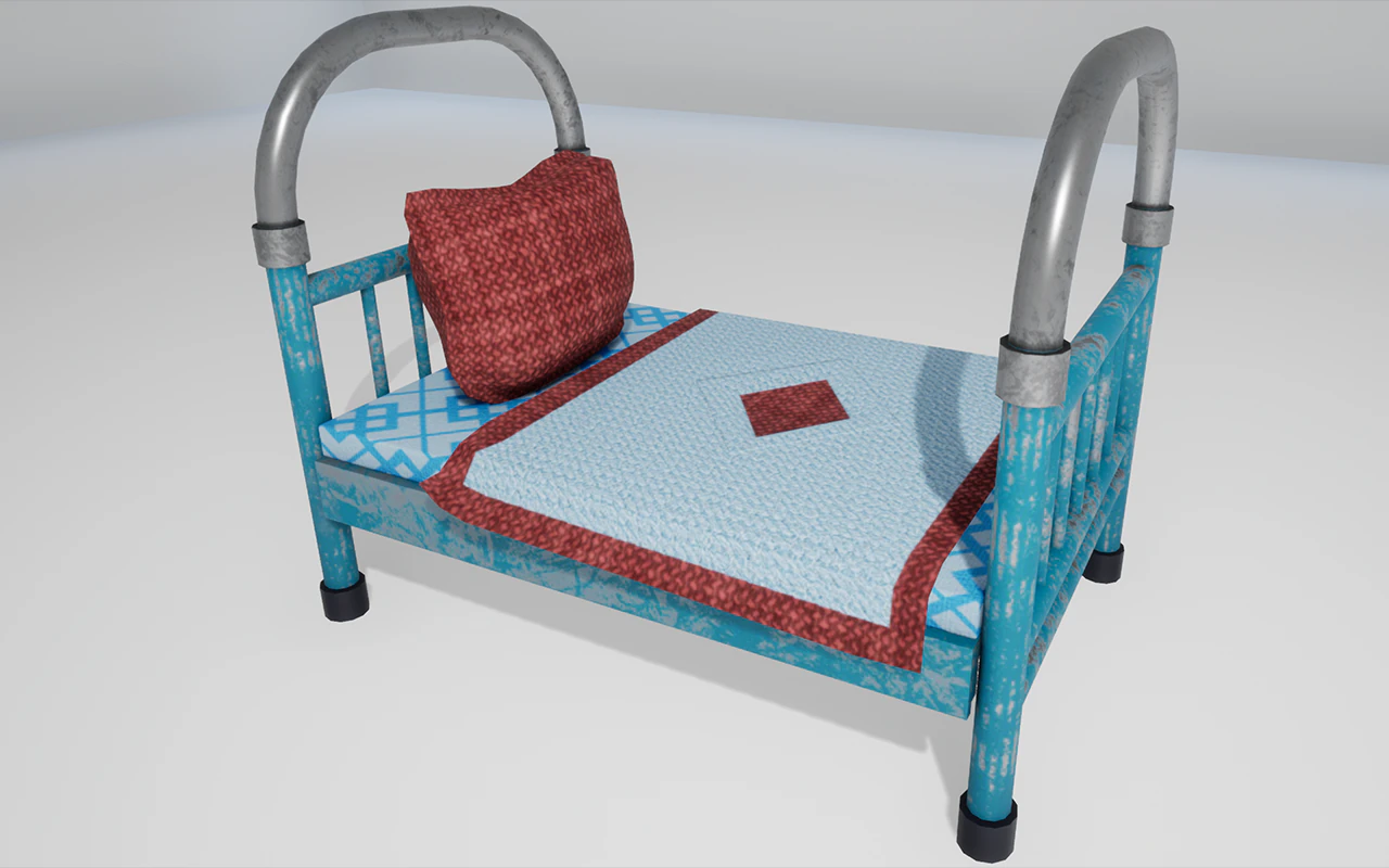 bed01 3D Model .c4d .max .obj .3ds .fbx .stl .blend 