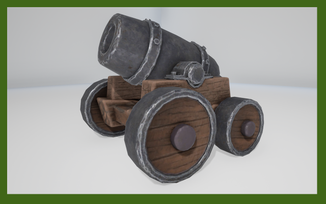 cannon Model 3D .c4d .max .obj .3ds .fbx .stl .blend 