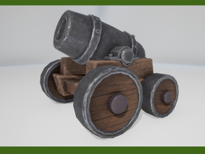 cannon 3Dモデル