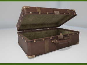 suitcase 3D 모델