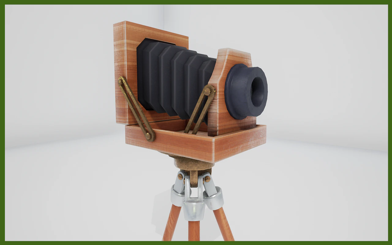 vintage camera 3D Model .c4d .max .obj .3ds .fbx .stl .blend