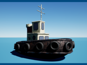 boat 3Dモデル