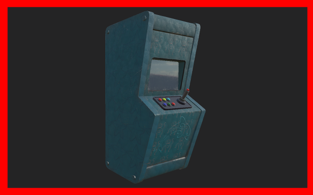 game machine 3D 모델 .c4d .max .obj .3ds .fbx .stl .blend 
