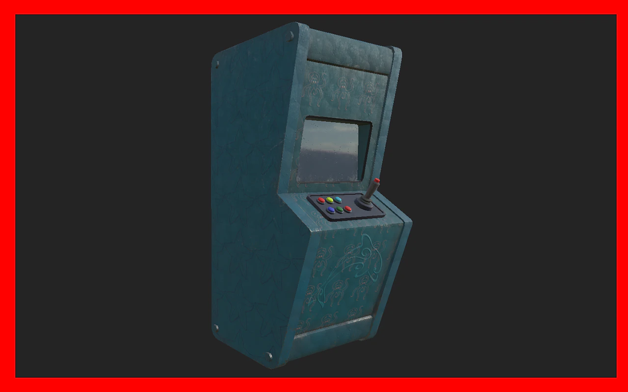 game machine 3D Model .c4d .max .obj .3ds .fbx .stl .blend