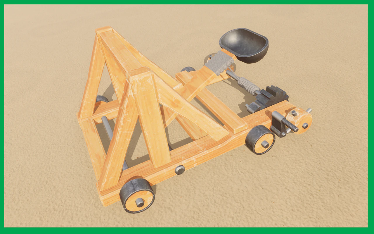 catapulta 01 Modelo 3D .c4d .max .obj .3ds .fbx .stl .blend 