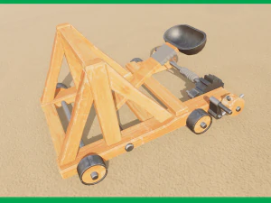 투석기 01 3D 모델