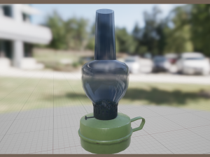 kerosene lamp k1 3D Model