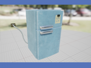 refrigerator cartoon 1 Modèle 3D