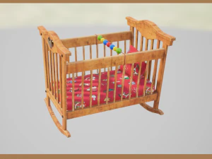 bebek karyolası 3D Model