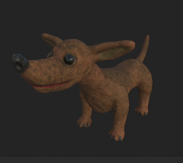 dog3 3Dモデル .c4d .max .obj .3ds .fbx .stl .blend 