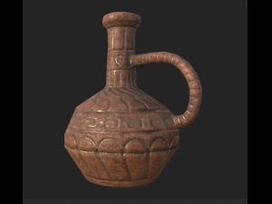 vintage vase 1 3D Model