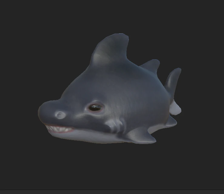 desenho de peixe 2 Modelo 3D .c4d .max .obj .3ds .fbx .stl .blend 