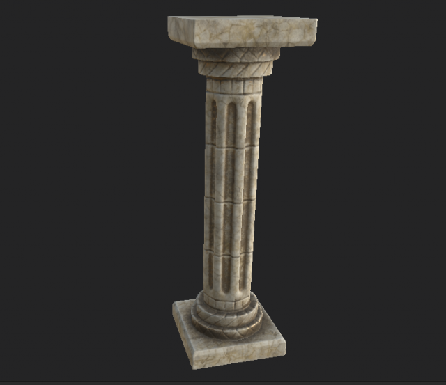 column 11 3D-Modell .c4d .max .obj .3ds .fbx .stl .blend 