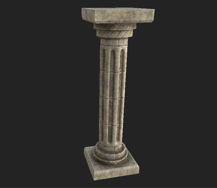 column 11 3D Model .c4d .max .obj .3ds .fbx .stl .blend 