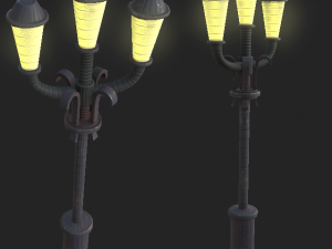 streetlamp 3 3Dモデル