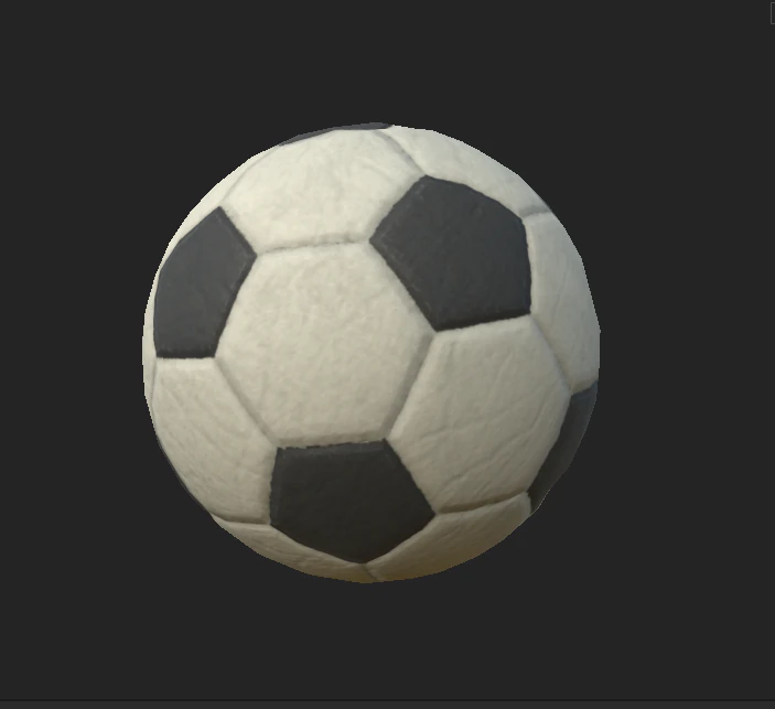 ball soccer 1 3D Model .c4d .max .obj .3ds .fbx .stl .blend