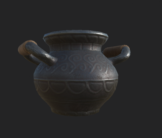 pot old 2 3D Model .c4d .max .obj .3ds .fbx .stl .blend 