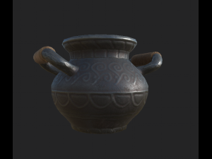 pot old 2 3D Model