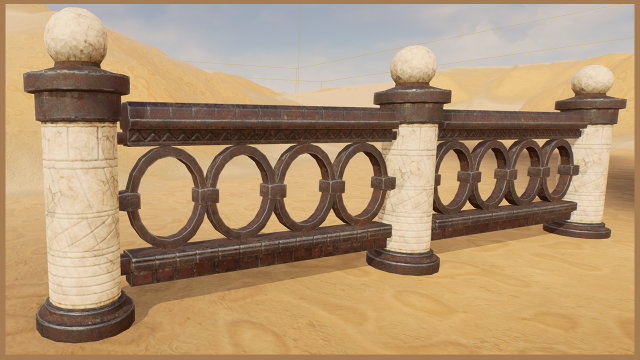 fence kit 1 Model 3D .c4d .max .obj .3ds .fbx .stl .blend 