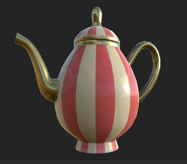 teapot 1 3D Model .c4d .max .obj .3ds .fbx .stl .blend 